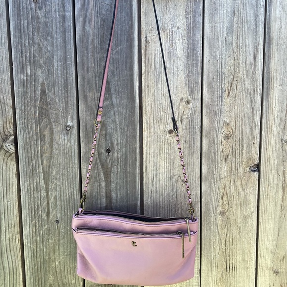 Elliot Lucca Pink Leather Shoulder Bag - Picture 8 of 8
